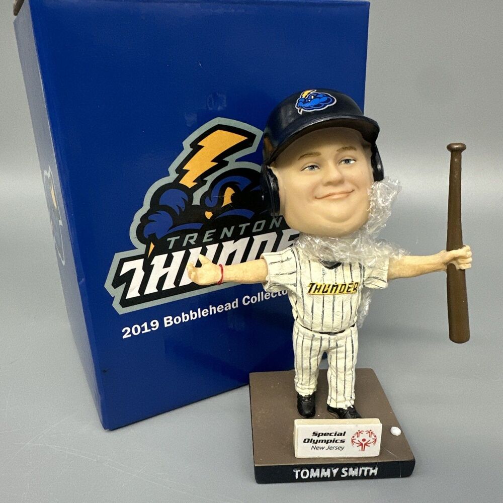 Trenton Thunder Bobblehead Tommy Smith June 25th Bat Boy Special Olympics NJ